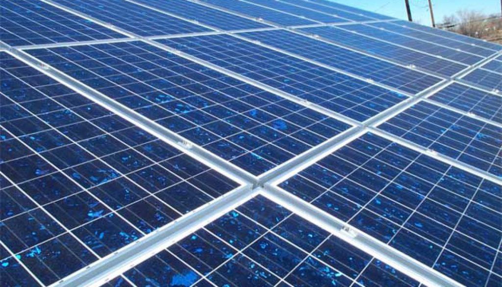 Polycrystalline Solar Panel Installation on Roof
